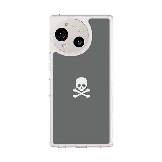 Slim Protection Case［ Skull - Gray ］