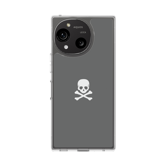 Slim Protection Case［ Skull - Gray ］