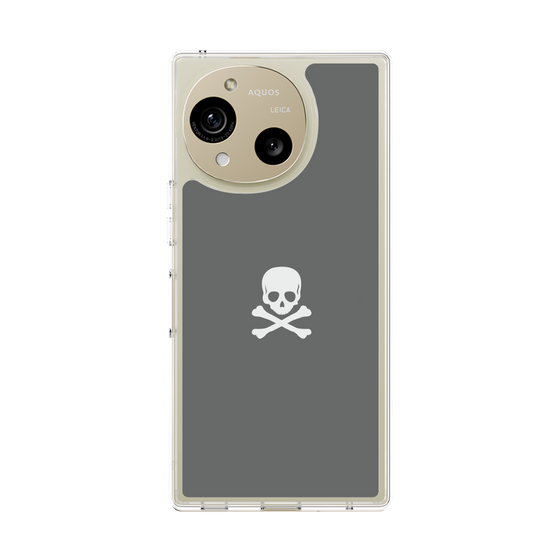 Slim Protection Case［ Skull - Gray ］