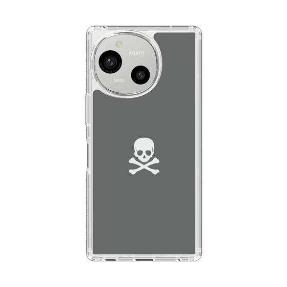 Slim Protection Case［ Skull - Gray ］
