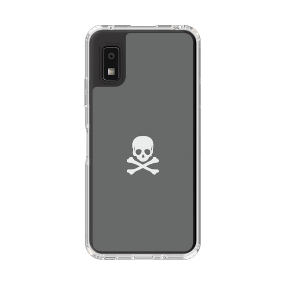 Slim Protection Case［ Skull - Gray ］