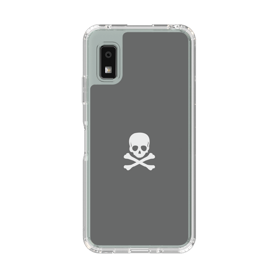 Slim Protection Case［ Skull - Gray ］