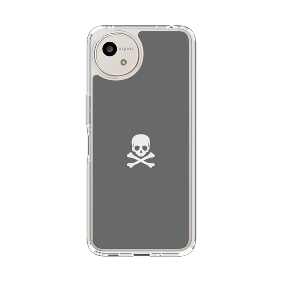 Slim Protection Case［ Skull - Gray ］