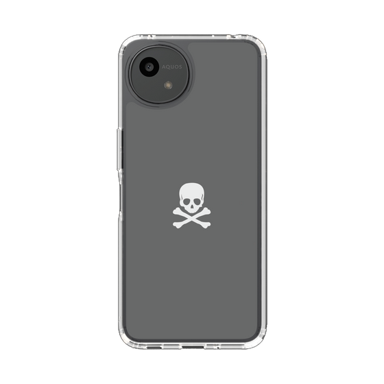 Slim Protection Case［ Skull - Gray ］
