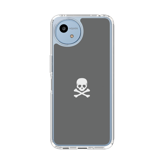 Slim Protection Case［ Skull - Gray ］
