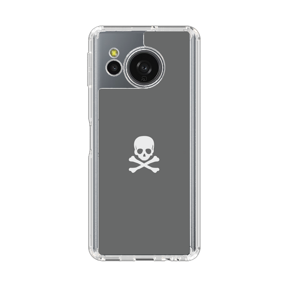 Slim Protection Case［ Skull - Gray ］