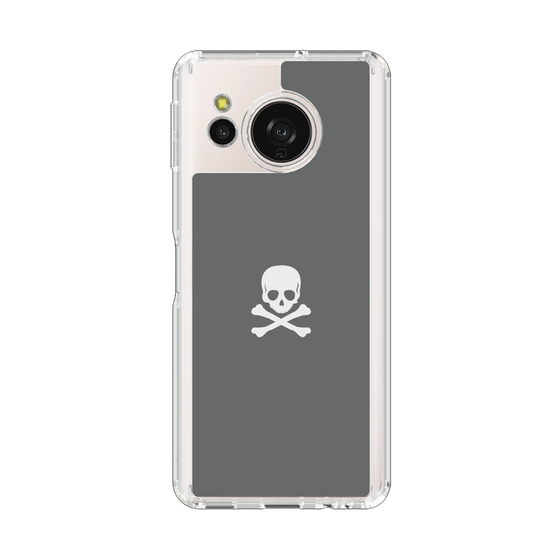 Slim Protection Case［ Skull - Gray ］