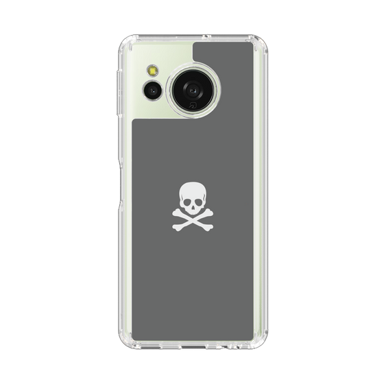 Slim Protection Case［ Skull - Gray ］