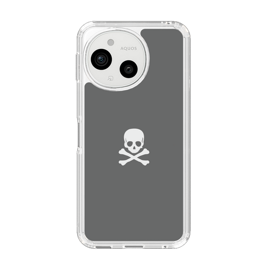 Slim Protection Case［ Skull - Gray ］
