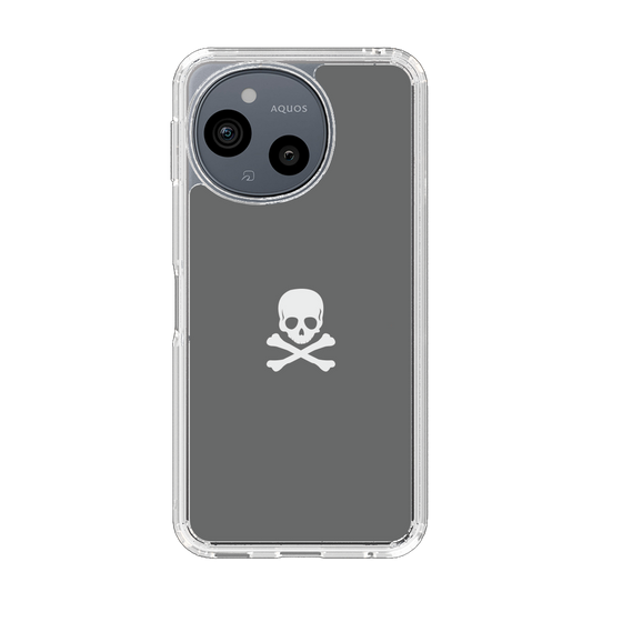 Slim Protection Case［ Skull - Gray ］