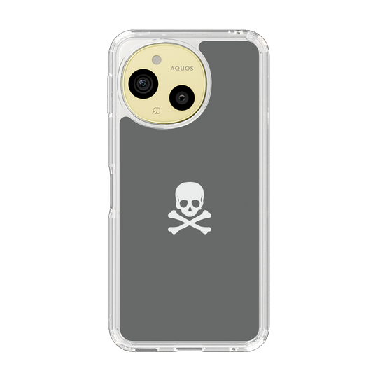 Slim Protection Case［ Skull - Gray ］