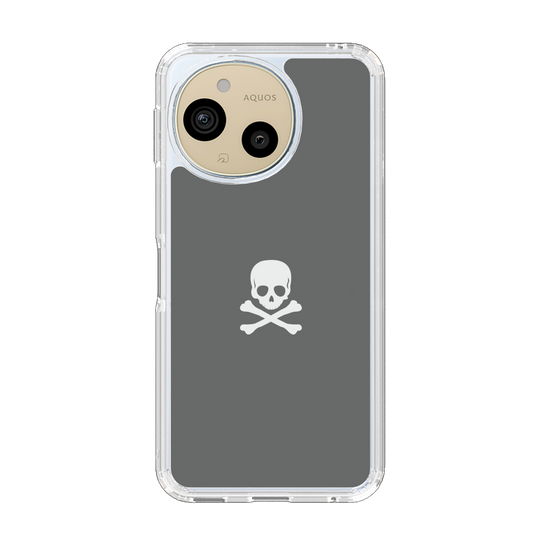 Slim Protection Case［ Skull - Gray ］