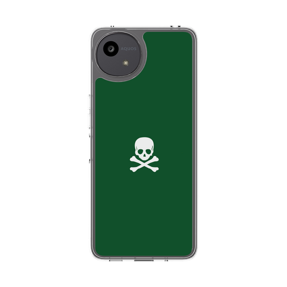 Slim Protection Case［ Skull - Green ］