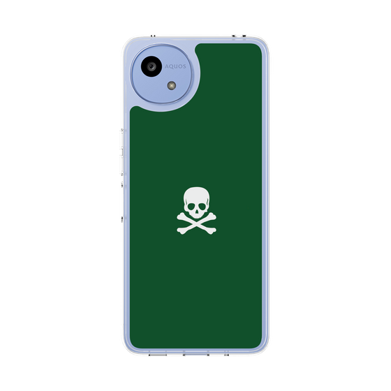 Slim Protection Case［ Skull - Green ］