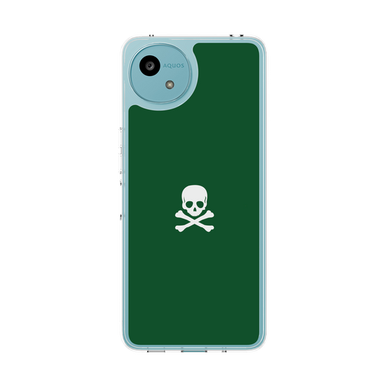 Slim Protection Case［ Skull - Green ］
