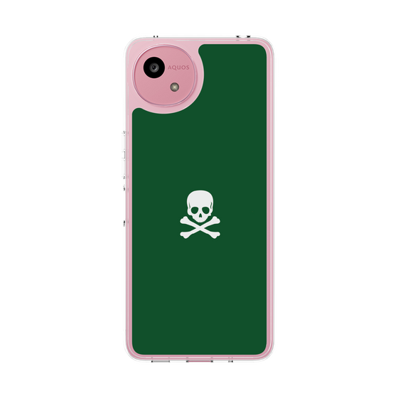 Slim Protection Case［ Skull - Green ］