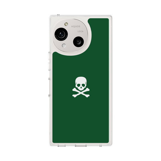 Slim Protection Case［ Skull - Green ］