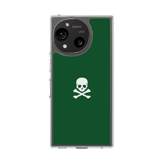 Slim Protection Case［ Skull - Green ］