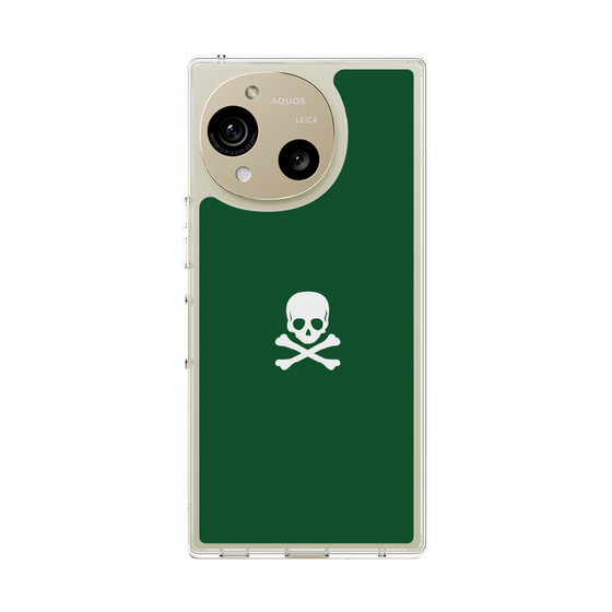 Slim Protection Case［ Skull - Green ］