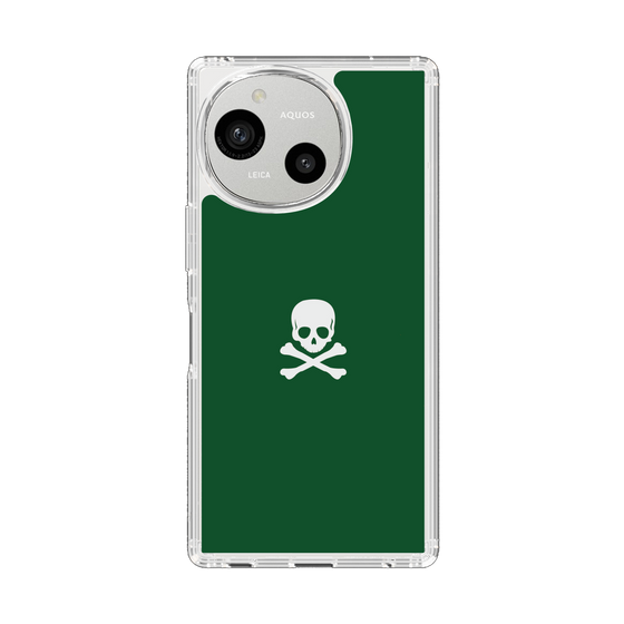 Slim Protection Case［ Skull - Green ］
