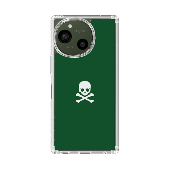 Slim Protection Case［ Skull - Green ］