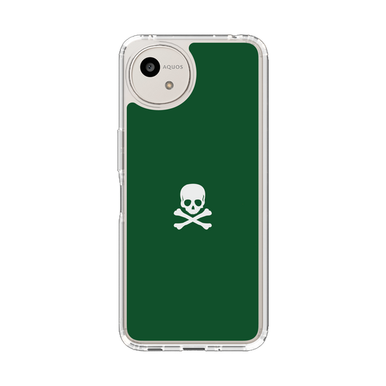 Slim Protection Case［ Skull - Green ］