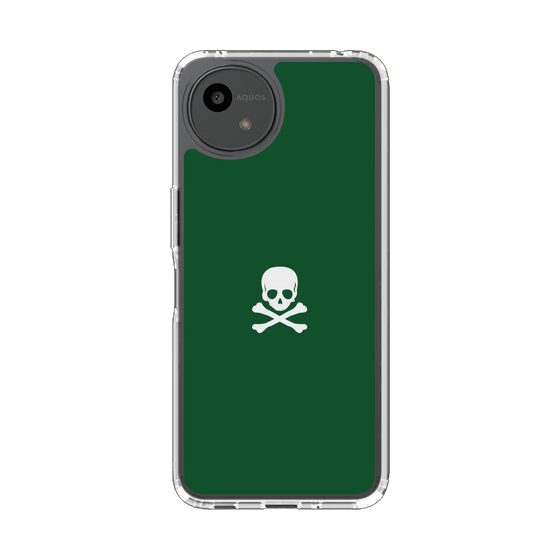Slim Protection Case［ Skull - Green ］