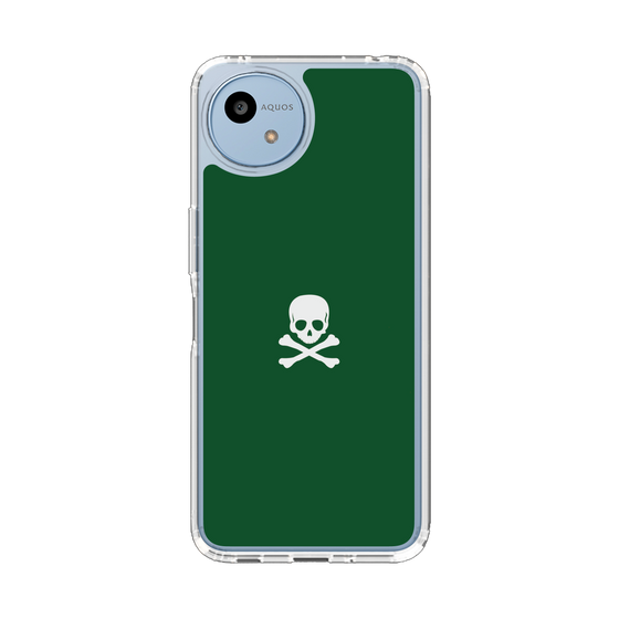 Slim Protection Case［ Skull - Green ］