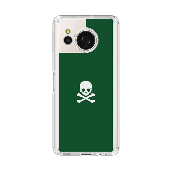 Slim Protection Case［ Skull - Green ］