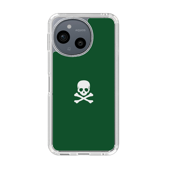 Slim Protection Case［ Skull - Green ］