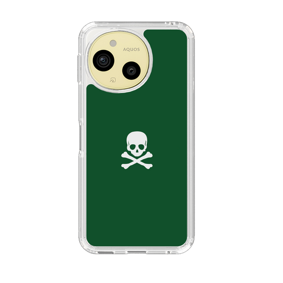 Slim Protection Case［ Skull - Green ］