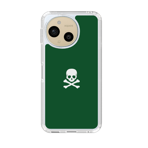 Slim Protection Case［ Skull - Green ］