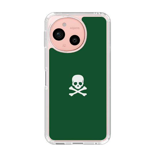 Slim Protection Case［ Skull - Green ］