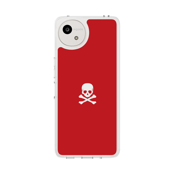 Slim Protection Case［ Skull - Red ］