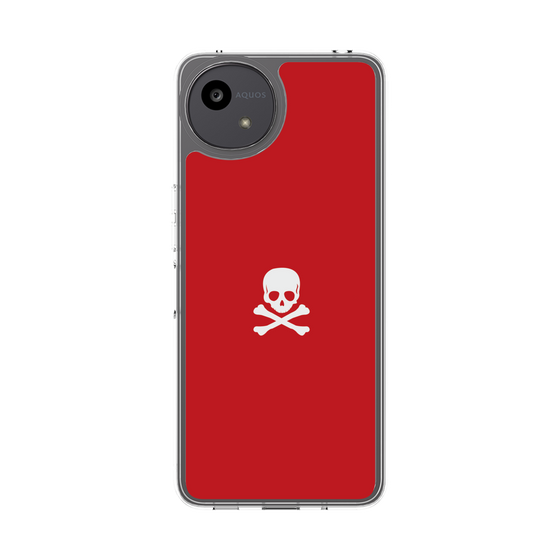 Slim Protection Case［ Skull - Red ］