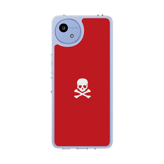 Slim Protection Case［ Skull - Red ］