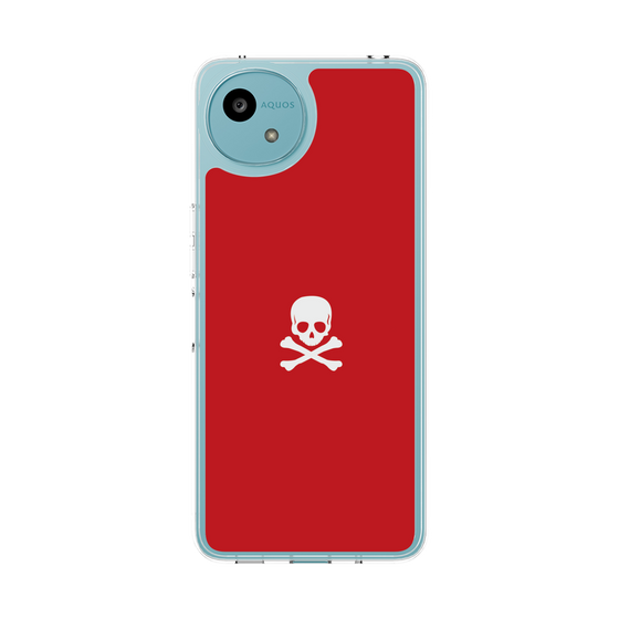 Slim Protection Case［ Skull - Red ］