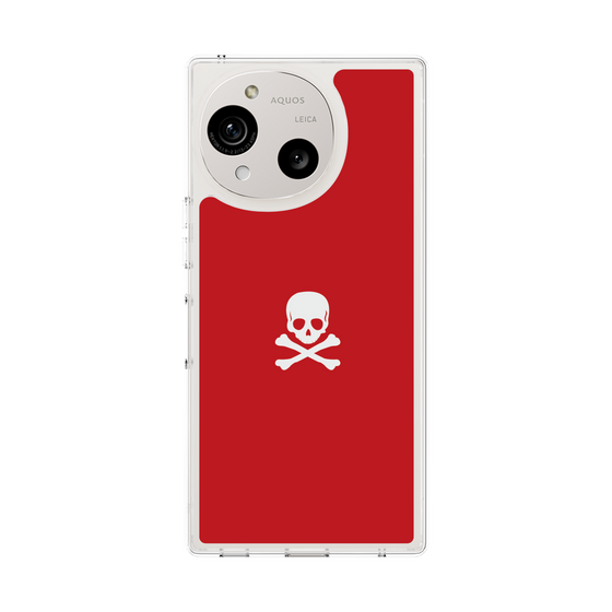 Slim Protection Case［ Skull - Red ］