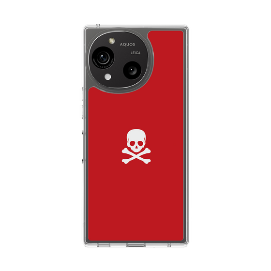 Slim Protection Case［ Skull - Red ］