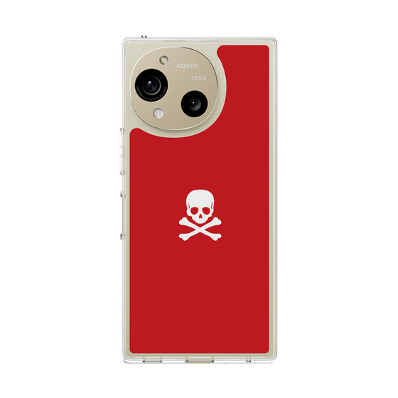 Slim Protection Case［ Skull - Red ］