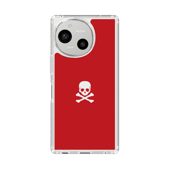 Slim Protection Case［ Skull - Red ］