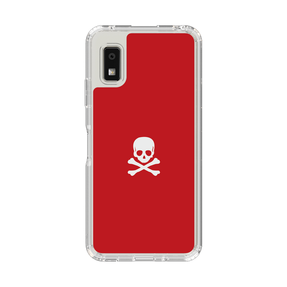 Slim Protection Case［ Skull - Red ］
