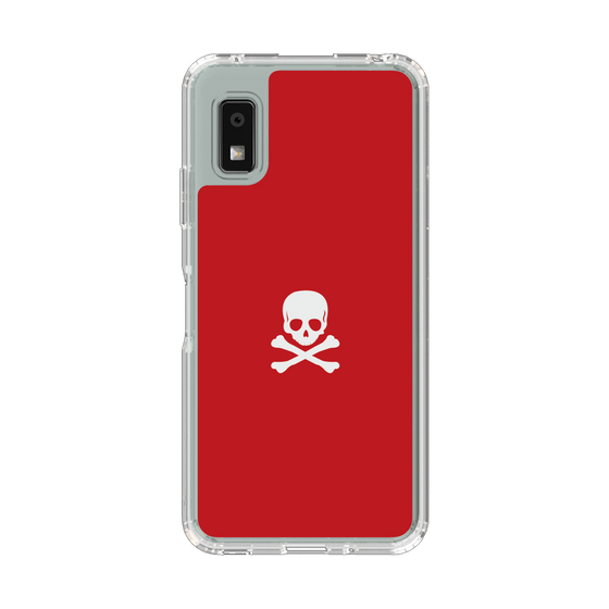 Slim Protection Case［ Skull - Red ］