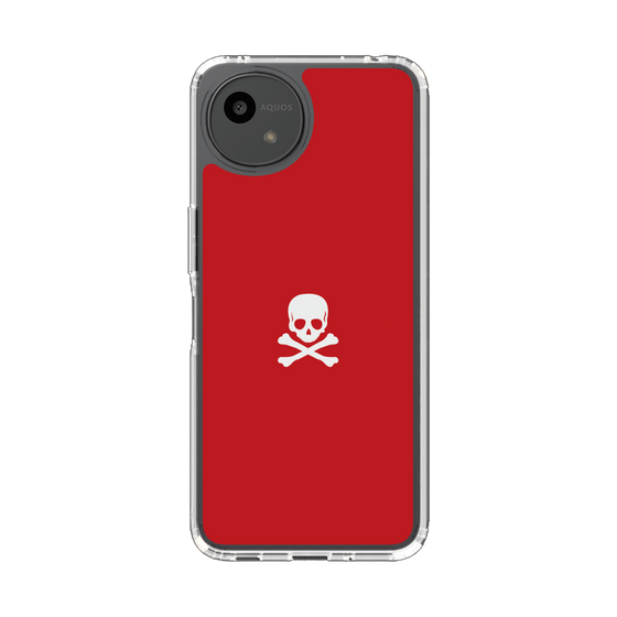 Slim Protection Case［ Skull - Red ］
