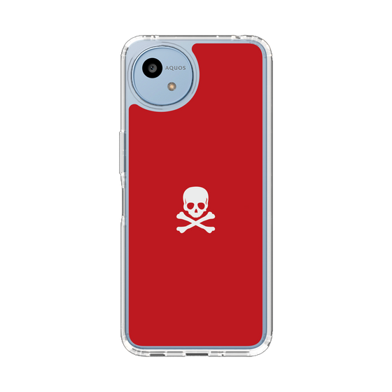 Slim Protection Case［ Skull - Red ］