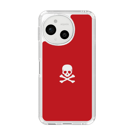 Slim Protection Case［ Skull - Red ］