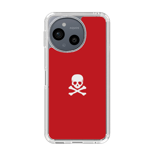 Slim Protection Case［ Skull - Red ］