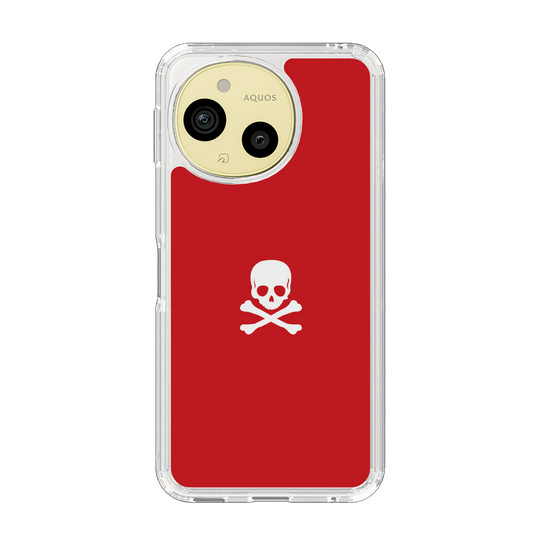Slim Protection Case［ Skull - Red ］