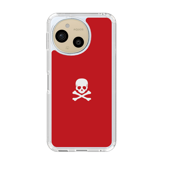 Slim Protection Case［ Skull - Red ］