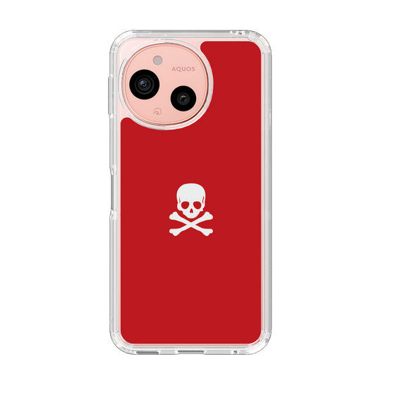 Slim Protection Case［ Skull - Red ］